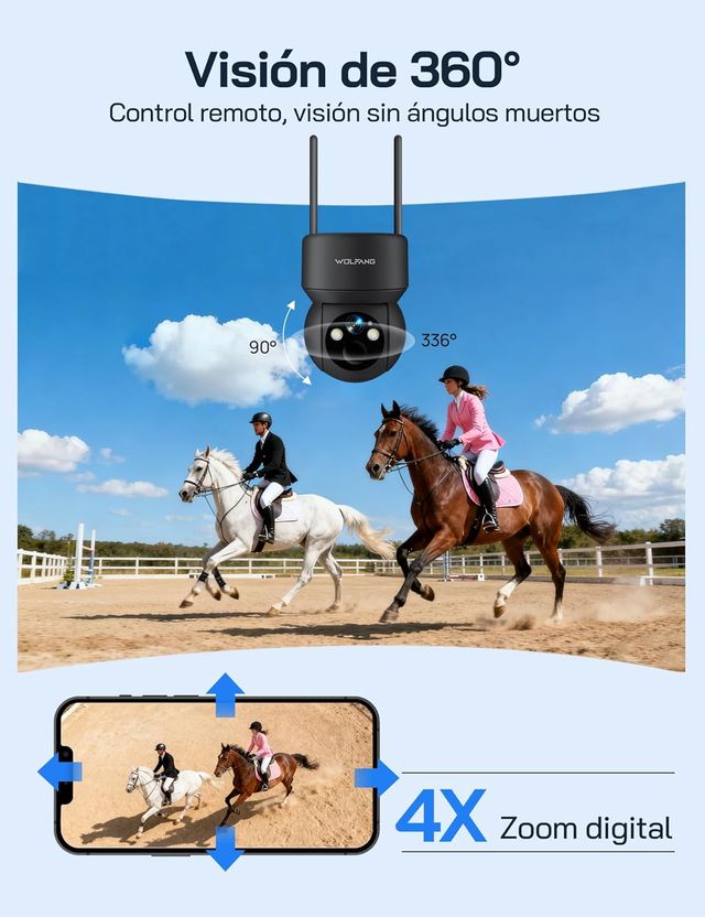 Telecamera solare PTZ 4G 2K IP66 + SD