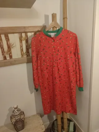 Camisón estampado flores setas