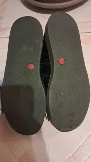 Zapatos Camper Verdes Talla 39 Cordones