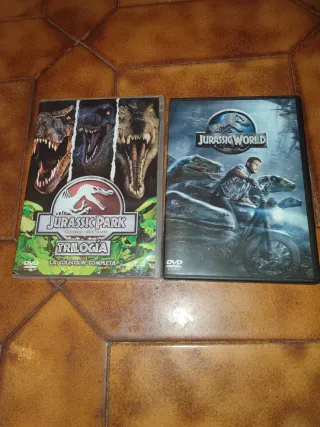 Pack Jurassic Park Trilogía DVD y Jurasic Word