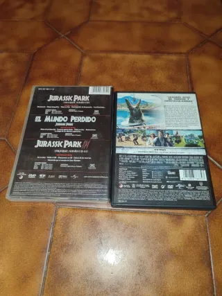 Pack Jurassic Park Trilogía DVD y Jurasic Word