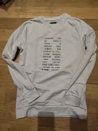 Sudadera Lefties beige talla S