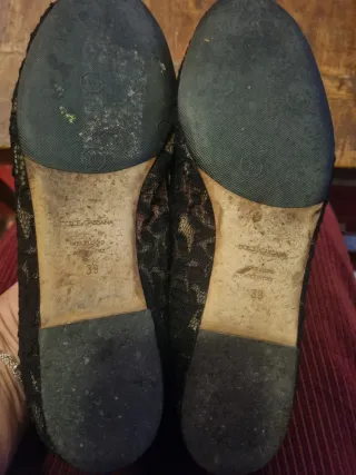 Bailarinas Dolce & Gabbana encaje negro