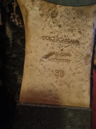 Bailarinas Dolce & Gabbana encaje negro