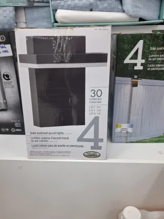 Pack 2 Luces Solares para Postes/Pared