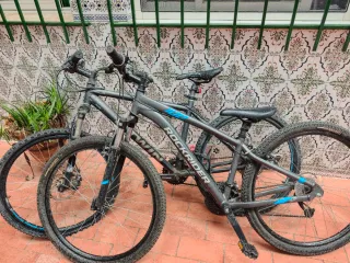 2 BicicletasRockrider gris otra btwim