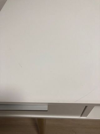 Escritorio/Consola/Tocador Madera y Blanco