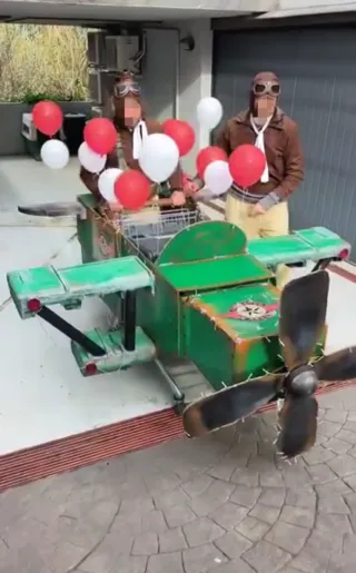 Disfraz Aviador DM DIVER Talla Única