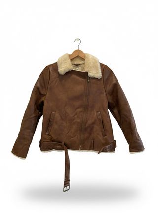 Abrigo Zara Mujer Marrón