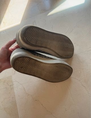 Zapatillas Brownie Brillo Plata