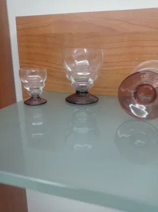 Bicchierini da liquore vintage, in vetro