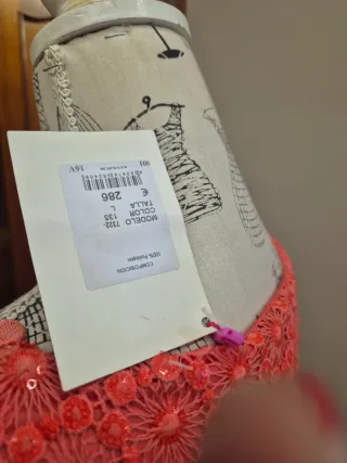 Vestido Highly Preppy Naranja Talla L