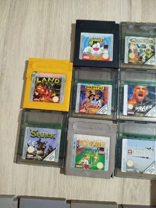 Lote Game Boy: 22 juegos originales + 26 game