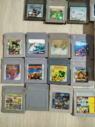 Lote Game Boy: 22 juegos originales + 26 game