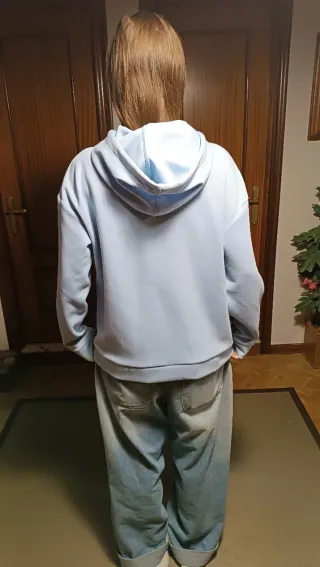 Sudadera azul S  nueva
