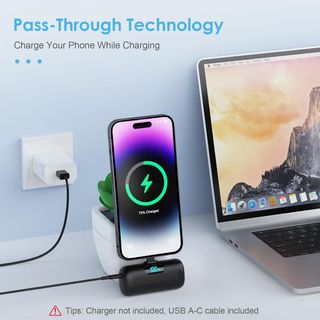 Mini powerbank iPhone 5000mAh senza cavi