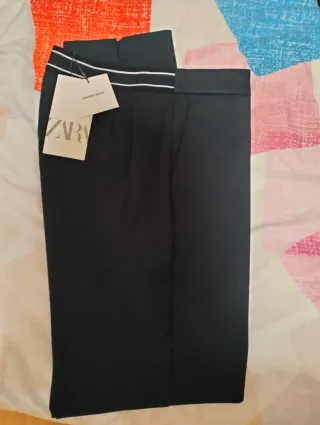Pantalón Zara Azul Marino