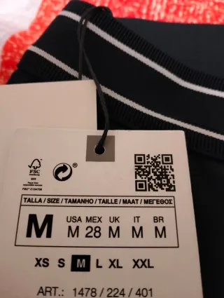 Pantalón Zara Azul Marino