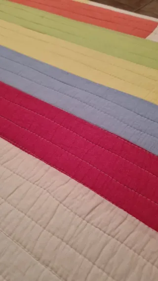 Colcha Cama 105cm Multicolor