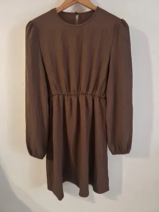 Vestido corto mujer manga larga talla S