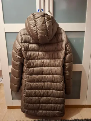 Plumífero ligero mujer marrón