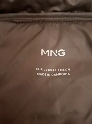 Plumífero ligero mujer marrón