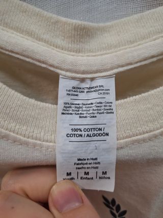 Camiseta Fred Perry Talla M Beige