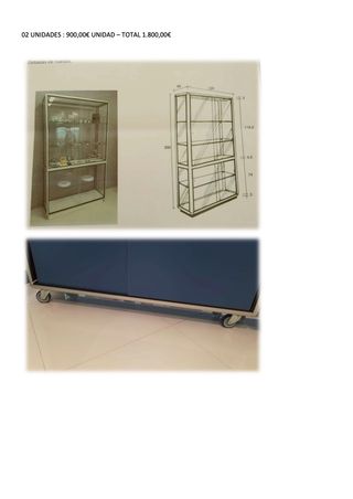 Pack Vitrinas Cristal Tienda/Hogar