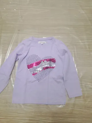 Maglietta Piazza Italia bambina 3-4 anni viola