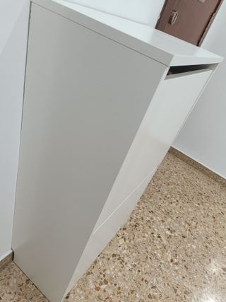 Zapatero estrecho Ikea blanco