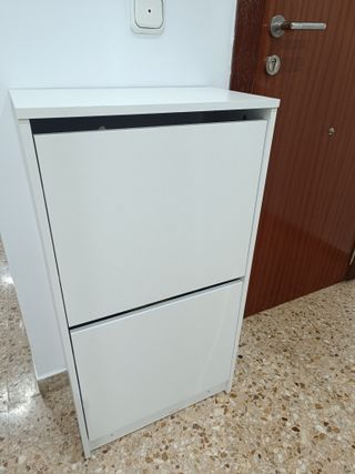 Zapatero estrecho Ikea blanco