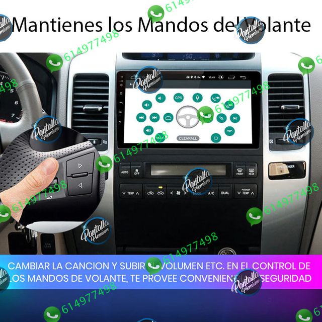 Radio Pantalla CARPLAY Toyota Land Cruiser Prado