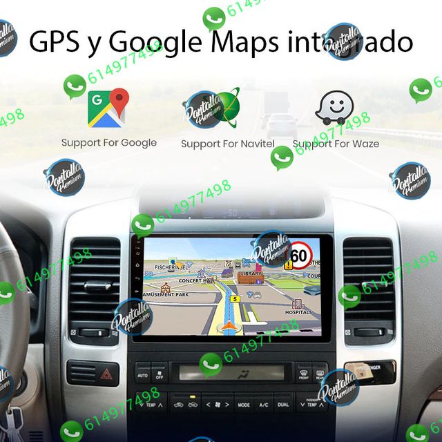 Radio Pantalla CARPLAY Toyota Land Cruiser Prado