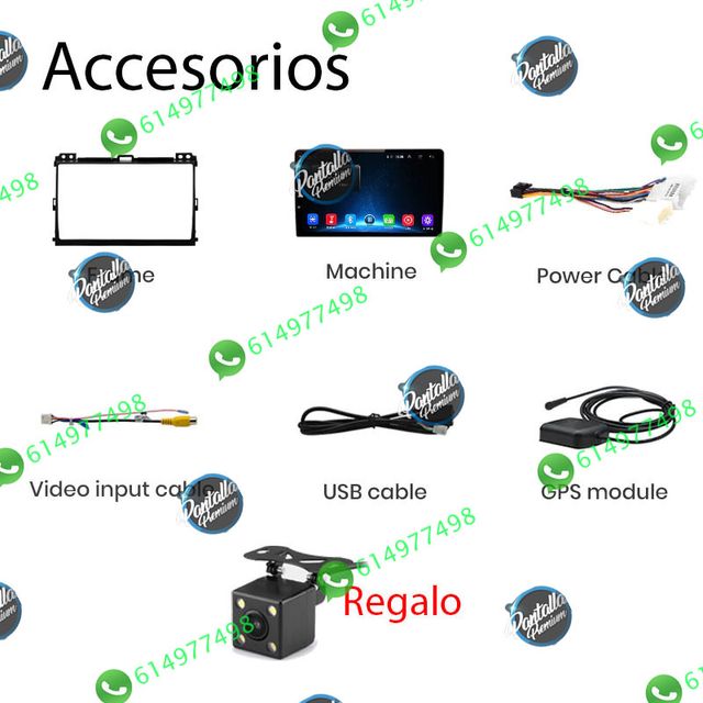 Radio Pantalla CARPLAY Toyota Land Cruiser Prado