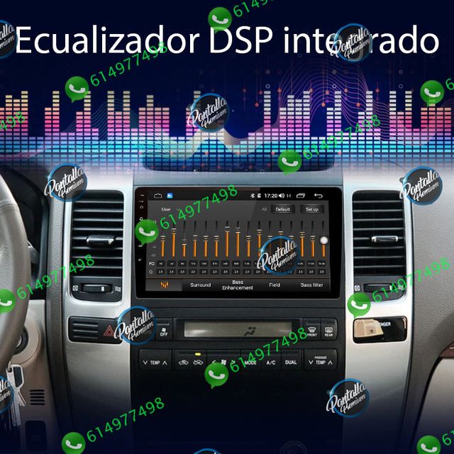 Radio Pantalla CARPLAY Toyota Land Cruiser Prado