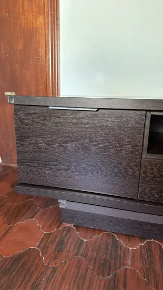 Conjunto de Muebles Marrón y Gris