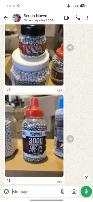 Swiss Arms 3000 Bolas Acero 4.5mm