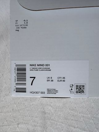 Nike Mind 001 Smoked Grey – Talla 40