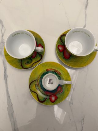 Tazze da colazione Egan con cuori