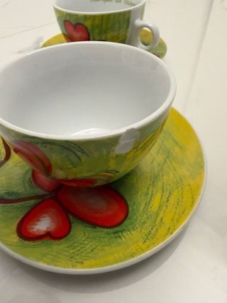 Tazze da colazione Egan con cuori