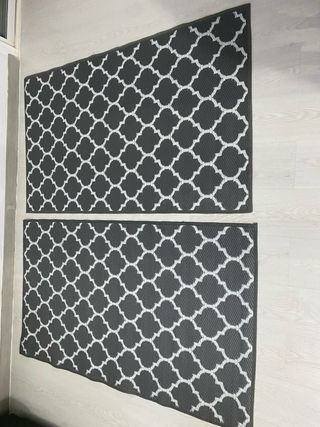 2 Alfombras Geométricas 156x91 cm