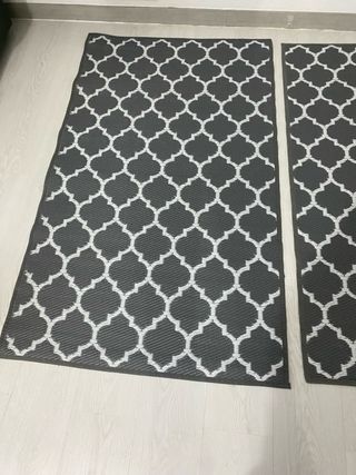 2 Alfombras Geométricas 156x91 cm