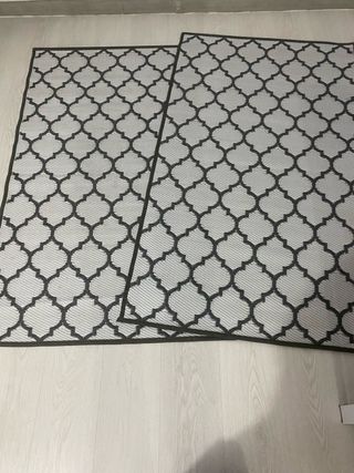 2 Alfombras Geométricas 156x91 cm