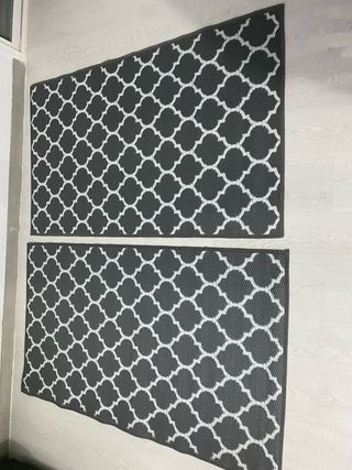 2 Alfombras Geométricas 156x91 cm