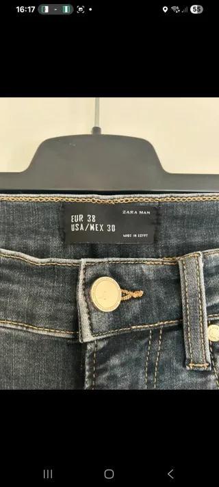 Pantalón vaquero gris