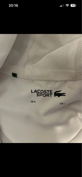 Conjunto Chándal Lacoste Sport Blanco y Negro