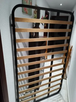 Cabecero provenzal madera y metal