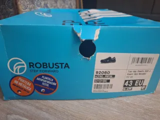 Zapato Seguridad Robusta Talla 43