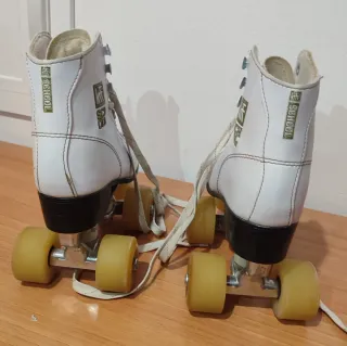 Patines blancos para iniciación