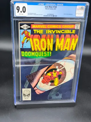 Iron Man #149 CGC 9.0 "Doomquest" Marvel 1981 RDJ